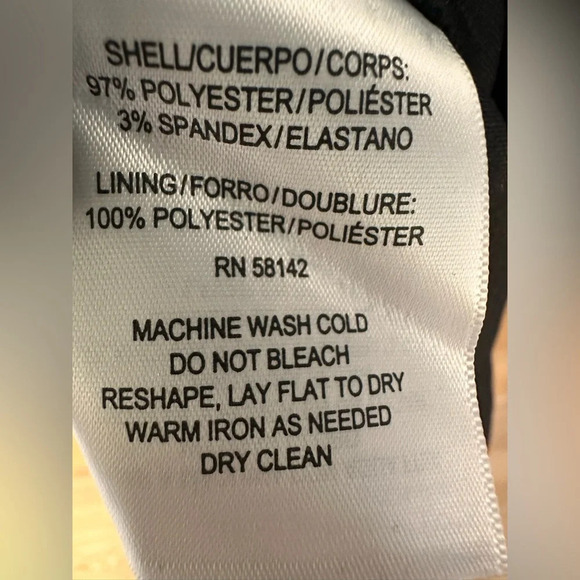 MAGGY LONDON SHORT SLEEVE DRAPED FLAP SHEATH DRESS NWT - Picture 8 of 8